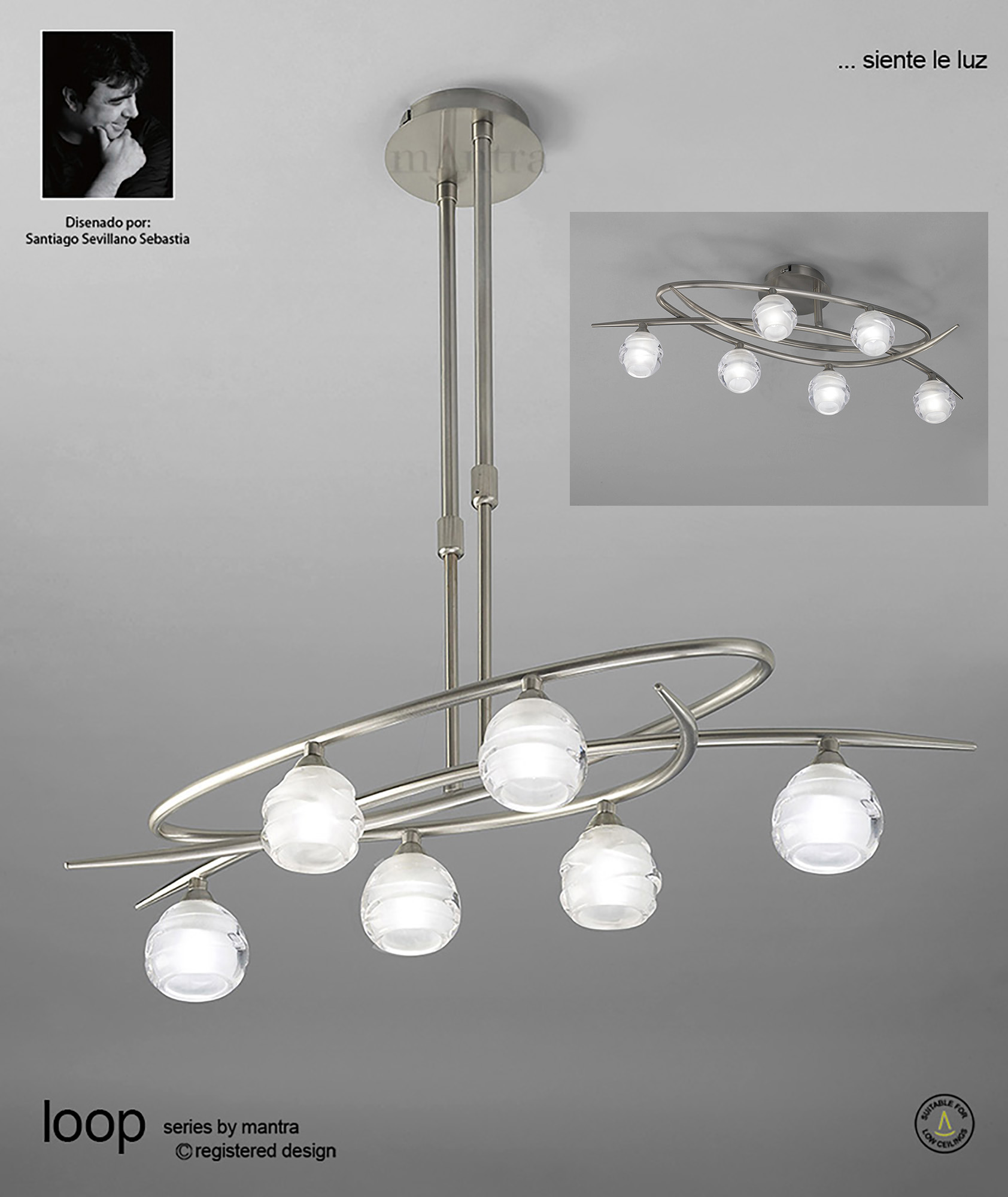 Loop SN Ceiling Lights Mantra Contemporary Ceiling Lights Loop SN Ceiling Lights Mantra Contemporary Ceiling Lights